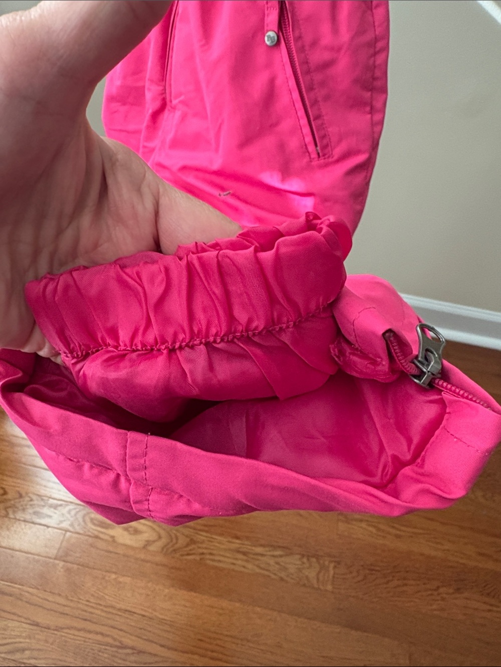 Rugged Bear Black and Hot Pink Girls Snow Bib Pants Kids size 5/6 - Picture 8 of 14